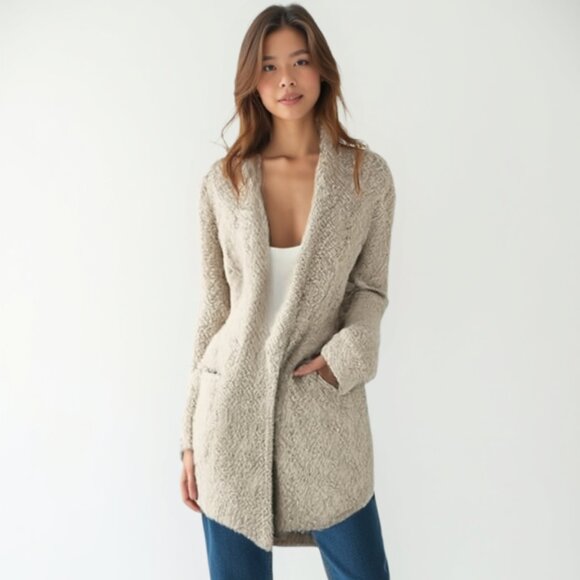 Wilfred Cream Teddy Jacket - Picture 2 of 13